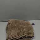 SUBRTEX Bathroom Rugs Chenille Bath Rug Soft Short Plush Bath Mat Soft Shower Mat Water Absorbent Shower Mat Quick Dry Machine Washable(Taupe Brown,16" x 24")