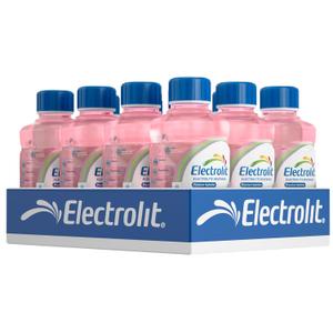 Electrolit, Electrolyte Beverage, Strawberry-Kiwi, 21 Fl Oz bottle (Pack of 12) (EXP 02/02/29)