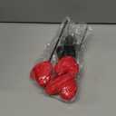 Yousoontic 3 Pcs Valentine Heart Table Decor Red Yarn Wrapped Hearts Handmade Decorative Tall Standing Table Sign Centerpiece Knitted Crochet Farmhouse Tabletop Decor for Home Wedding