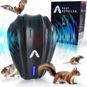 2026 Ultrasonic Pest Repeller Plug-in Device Indoor/Outdoor Rodent Repellent Control Solution with Fly Mosquito Squirrel Mice Bat Bug Cockroach Rat Ants Spider