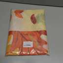 Fall for Jesus Banner Backdrop 8x6FT Autumn Thanksgiving He Never Leaves Decoration Background Pumpkin Maple Leaf Christian Religion Friendsgiving Party Supplies Photo Props