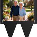 5X7 Waterproof Picture Frame for Grave, Cemetery Decorations for Grave, Grave Decoration for Cemetery, Vertical Black Outdoor Acrylic Picture Frame for Grave Memorial Sympathy Gifts