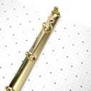 russell+hazel Patent Mini 3-Ring Binder, White, 7 x 9, 1/2" Rings