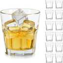 Libbey Gibraltar DuraTuff Rocks Glasses Set of 12, 10 Oz Durable, Restaurant Style Whiskey Glasses Set, Cocktail Drinking Cups for Hosting, Bar Service