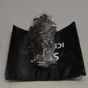 Sfee Ice Cleats for Walking on Ice Snow Grips Crampons Traction for Shoes/Boots, Anti-Slip Portable Flexible Footwear for Walking Climbing Hiking Fishing Outdoor Running with 2 Adjustable Straps (Medium, Black)