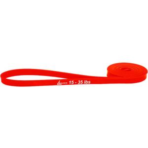 LEZER Resistance Bands - Pull Up Bands for Home Gym Fitness, Stretching, Physical Therapy & Training - Includes Instruction (02 - Red)