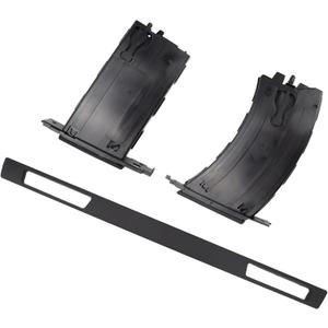 3Pcs Cup Holder Trim Driver & Passenger Side Retractable Set Compatible with 2006-2013 BMW 3 Series E90 E91 E92 E93 323i 325i 328i 330i 335d 335i M3 51459173463 51459173469 51457138797 Black