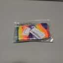 American Trends Womens Rainbow Socks Striped Knee High Socks Thigh High Stockings Casual Tube Socks Costume Leg Warmers (One Size, 02 Purple Rainbow)