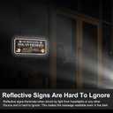 2 x No Trespassing Dog On Premises Keep Gate Shut Sign, Do Not Enter Without Permission Sign, 4Pack -12"x6" Rust Free Reflective Aluminum, Fade Resistant, UV Protected, Weather Resistant, Easy to Mount