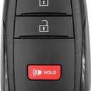 Smart Key for Toyota Tacoma Sequoia Prius, Alliskeys 3-Buttons Proximity Key Fob Replacement for Toyota Tacoma Prius Sequoia HYQ14FBX 231451-3041 8990H-0C030