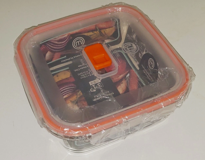 MasterChef Glass Storage Square Container 1.2L