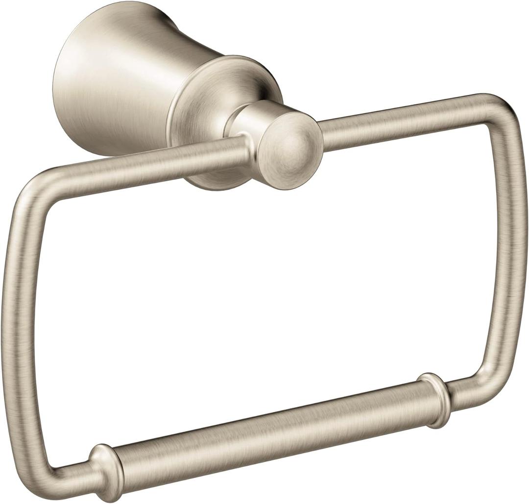 Moen YB2186BN Dartmoor Towel Ring, Brushed Nickel