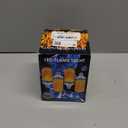 CPPSLEE Upgraded LED Flame Light Bulbs, 4 Modes Flickering Light Bulbs, E26 Base Fire Flame Bulb for Halloween Decorations Outdoor, Christmas Lights Patio Indoor Home Decor (Yellow, 4 Pack)