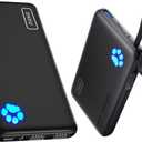 INIU Slimmest 10000mAh Power Bank with Build in USB-C Cable + 10000mAh 5V/3A Power Bank