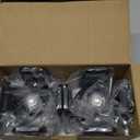 Garage Light 2 Pack 120W, 12000LM LED Lights for Garage with 4+1 Deformable Panels 6500K Screw in LED Shop Lighting for Workshop, Basement Support E26/E27