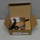 LISEN Cell Phone Stand Phone Holder for Desk Office Decor, Office Desk Accessories Gifts Women PC Gaming Essentials iPhone Stand Gadgets Men Fit OtterBox Case Switch iPad Air Tablet 4-10 in (Black)