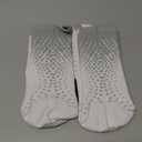 LUX Sports Thin Grip Socks for Cleat Sports - Moisture-Wicking Anti Slip Socks for Men & Women - Soccer, Football, Baseball (One Size, White)