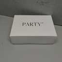 PARTY Women's Fashion Sneaker Lace Up Low Top Comfortable Cushioned Walking Shoes (9)