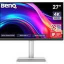 BenQ MA270UP 27” 4K 3840x2160 Monitor for MacBook® Pro/Air, Dual USB-C, 90W Power Delivery, Mac Color Match, USB Hub, Brightness & Volume Control on Mac, Height & Tilt Adjustable Stand, P3 Color Gamut