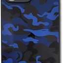 CBTRFASHION Camo Camouflage Phone Case Compatiable for iPhone 13 Pro (Blue Camo)