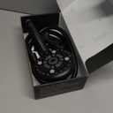 6 Spray Modes High Pressure Handheld Shower Base Upgraded 5 Inches Shower Head with Handheld Spray Matte Black Handheld Shower Head 60 Inches Stainless Steel Hose-Shower Door Bootom Seal Strip