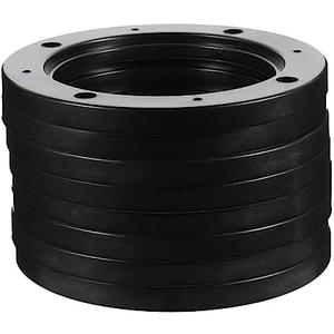 Holibanna 4 Pairs Plastic Horn Gasket Abs Speaker Spacers 8 Inch Speaker Spacer Auto Audio Adapter Ring Auto Speaker Adapter Ring Vehicles Speaker Mounting Spacer Speakers Speaker Pad Car, 16X16cm