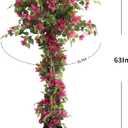 Damomo 5 Feet Artificial Bougainvillea Tree with Flowers in Plastic Pot Faux Blooming Tree for Decor Indoor or Outdoor Home Office, 1 PCS(63 inch)