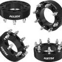 HISH 2" 8 Lug Wheel Spacers 8x6.5 to 8x180mm Fits for 2001-2003 Chevrolet Silverado 1500 HD, 1997-2014 Chevy Express 2500 3500, 6061-T6 Aluminum Alloy, Package of 4