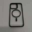 ESR Classic Hybrid Magnetic Case with HaloLock, Compatible with MagSafe Wireless Charging for iPhone 14 Pro Max Case, Shockproof Military Standard Protection, Scratch-Resistant Back, Clear Black