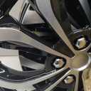 14-inch Premium Universal Hubcaps (Black Silver)