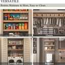 Wire Shelf Covers, 5Pcs 33"x16" Inch Shelf Covers for Wire Shelving, 0.39 Inch Thick (Not Wood), Moisture Resistant Wires Rack Cover with No Installation for Pantry, Closet, Kitchen