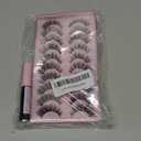 Natural Eyelash Clusters Kit Wispy 10 Pairs Waterproof Lash Glue Strip Lash Multipack Individual Nature Look Cluster Lashes Kit (10 Pairs-XH42 kit)