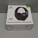 Jeecoo 2.4GHz Wireless Gaming Headset with Microphone for PC PS5 PS4, Bluetooth 5.3 Gaming Headphones with Noise Canceling Mic for Laptop, Mobile, Mac, Stereo Sound, 50+Hr Battery, Low Latency