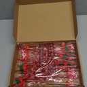 24 Pcs Cherry Bow Drink Straws 10.4 Inch Pink Red Coquette Bow Plastic Straws Preppy Fruit Theme Birthday Supplies for Baby Shower Bachelorette Galentines Day Valentines Wedding Party Favors