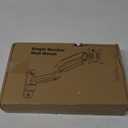 MOUNT PRO Single Monitor Wall Mount for 13 to 32 Inch Computer Screens, Gas Spring Monitor Arm Holds Up to 17.6lbs, Full Motion Adjustable Wall Bracket, VESA Mount 75x75, 100x100, Black