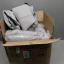 Heavy-Duty Knit Fabric Custom Front & Rear Bench Seat Covers for Ford F150 XLT Super Cab 2004 2005 2006 2007 2008, Easy to Install & Clean - Gray