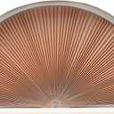 Redi Shade No Tools Original Arch Light Filtering Cellular Fabric Shade Natural, 72" W x 36" H