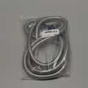 Yanwoo 304 Stainless Steel 10 Feet Short Garden Hose with Female to Male Connector, Water Hose, Metal Hose, Outdoor Hose (10ft)