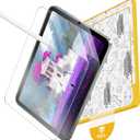 OMOTON PAPERSENSE 2 Pack Paper Screen Protector for iPad Mini 7 A17 Pro Mini 6 6th(2024/2021, 8.3-inch), Anti-glare Matte PET Film with Easy Installation Tray, Draw Like on Paper, Ultra-Responsive