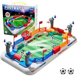 COUOMOXA Soccer Board Game for Kids: Mini Foosball Table Game - Interaction Soccer Toys for 3 4 5 6 7 8-12 Year Old Indoor Family Playroom Party - Perfect Birthday Sports Gift for Boys Girls