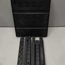 Locker Organizer Shelf Adjustable Width and Height, Ideal Locker for School, Office, and Gym Lockers (Black), 11 inches x 12 inches x 9.5 inches