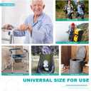 60 Commode Liners with Absorbent Pads, 60 Bedside Commode Liners and 60 Pads for Commode Bucket, Disposable Commode Bags for Adults, Portable Leak-Proof Potty Chair Liners (21 * 16in-60+60)