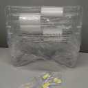 6 Pack Clear Acrylic Single Pocket, Plastic Hanging Wall Mount File Holder for Office Home, Clear