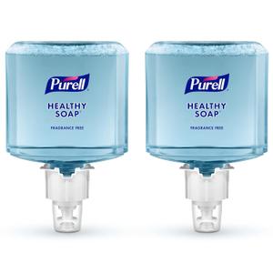 PURELL Brand HEALTHY SOAP Gentle & Free Foam, Fragrance Free, 1200 mL Hand Soap Refill for PURELL ES4 Manual Soap Dispenser (Pack of 2) - 5072-02 - Manufactured by GOJO, Inc.