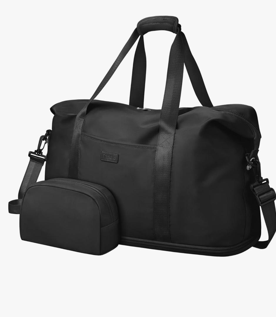 Expandable Travel Duffle Bags Weekender Overnight Bags for Women Men Hospital Bag for Women Labor Delivery with Toiletry Bag Waterproof