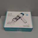 JONYJ Handheld Car Vacuum Cleaner, 16000PA Hand Held Vacuum Portable Cordless, 2 in 1 Air Duster and Vacuum Cleaner with LED Light, Multi-Nozzles, 120W High Power Mini Vacuum for Home, Pet, Office (White & Blue)