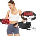 Near Infrared Light Therapy Device, Red Light Therapy Belt, for Back Shoulder Waist Muscle Pain Relief Improve Circulation Wearable Wrap Deep Therapy Pad with Auto Off Timer