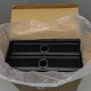 ROSYLINE Under Desk & Desktop Drawer Organizer - 2-Tier Metal Slide Out Drawers Organizer, Storage for Home Office Desk (Black)