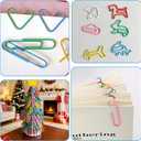 2 x 320 Pcs Large Paper Clips, 2 Inch Jumbo Paper Clips, Colorful Coated Paperclips, Heavy Metal Paperclips Office for Teacher Supplies School Supplies