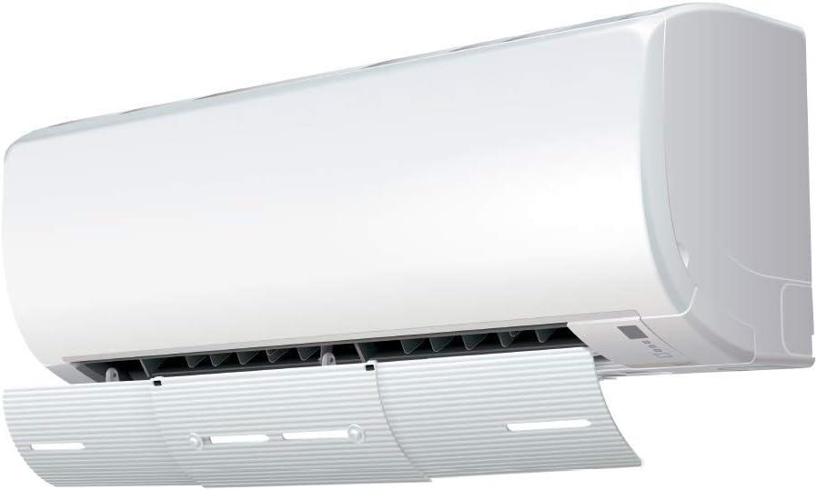 AIR WING Slim, Length & Angle Adjustable Air Conditioner Deflector helps Cooling/Heating Air Circulation, Anti Blast, Wind Baffle and Direction, Anti-Condensation